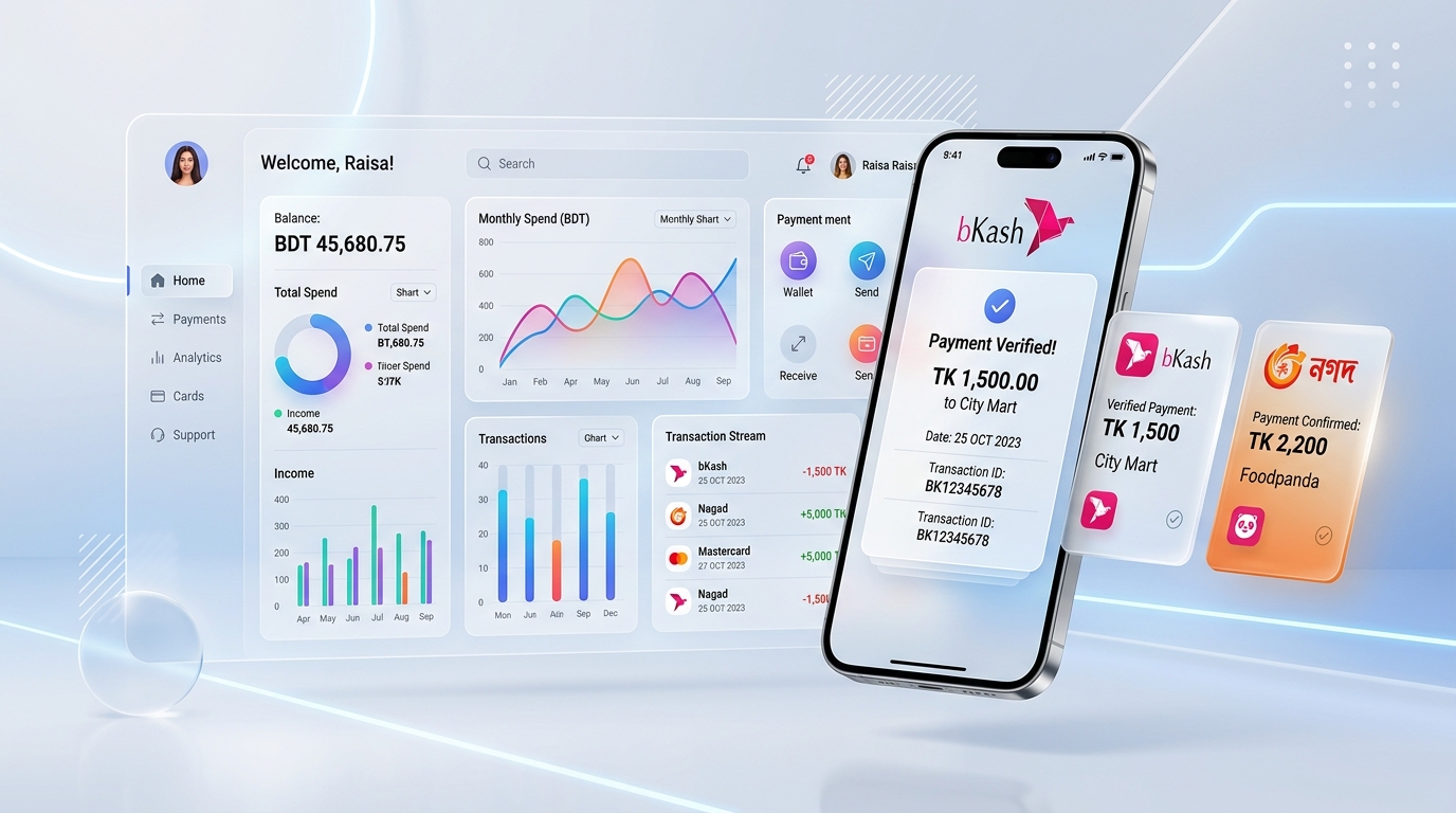 SyncPay BD Dashboard and Mobile Payment Verification